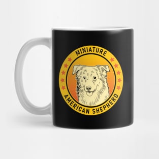 Miniature American Shepherd Dog Portrait Mug